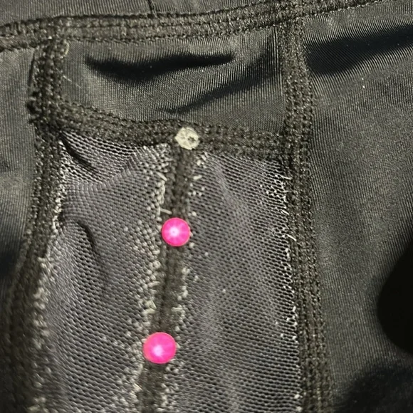 So Pink & White Bra Top with Embellishments & Balera Cropped Leggings Costume - Picture 17 of 17